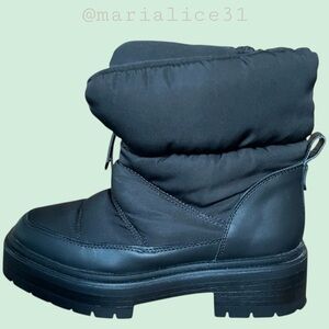 Sam Eldeman Black Quilted Winter Boots. Size 6.5. Gently worn, look like new.